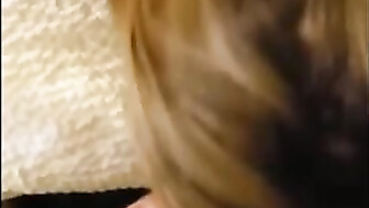 Sexy Blonde Hotwife Fucking Her Black Lover in a Their Bedroom