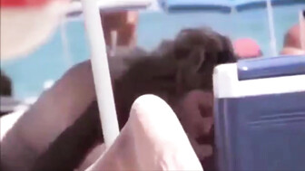 Wife Sucking Black Cock on The Beach