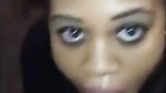 She took the entire load and swallowed it all