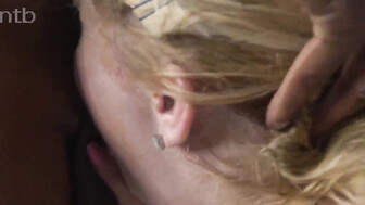 Blonde MILF enjoying big black dick session