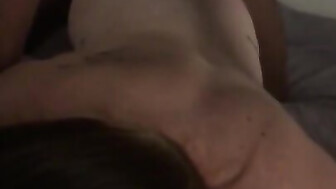 Husband watches wife fully submit to Big black cock