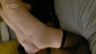 Cuckold white wife pleases hubby after cumming hard on bbc