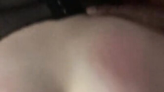 White girl getting black dick backshots and riding