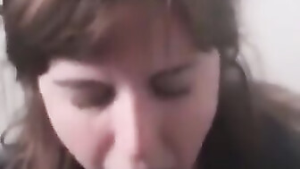 College babe sucking BBC