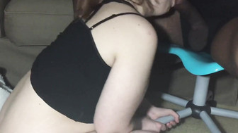 PAWG sucks and fucks BBC