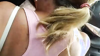 Cheating White Wife Sucking