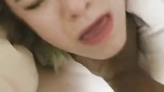 Cute white girl Cums