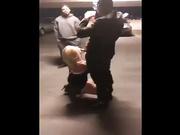 White Slut Sucks BBC in Public