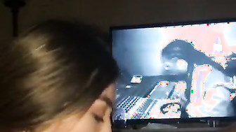 MILF blows long dick