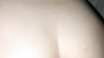 Blond Gf with big ass and creamy pussy