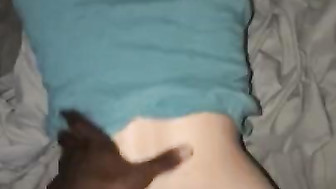 Blond Gf with big ass and creamy pussy