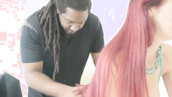 Sexy dressed MILF with hot body