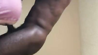 Cheating girl fucks strong black guy