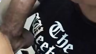 White BBC whore blows