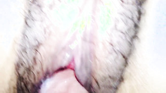 Pink wife pussy close