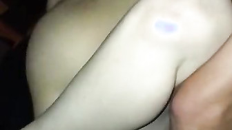 The husband takes a video as his friend fucks his excited wife