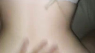 Thick White Ass gf gettin fucked