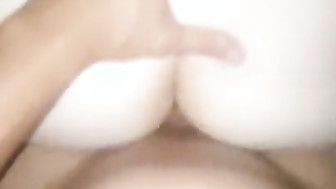 Thick White Ass gf gettin fucked