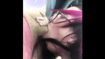 Girl and Uber Driver