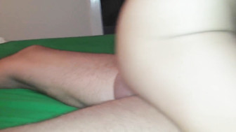 Oh! It seems he finished in your wife