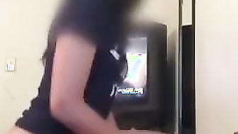 Cheating girl rides BBC