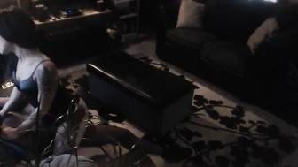 Wife Riding Long BBC and cumming