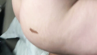 Brunette white babe takes that thick bbc bareback