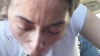 Pulled over to side of road for some BJ