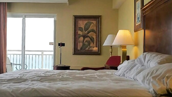 Hotwife and Black Man in a Beach Front Hotel Fuck