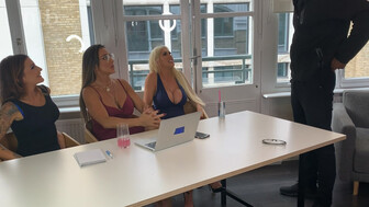 MILFs check out a black guy with a big dick