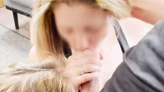 Cuckold blond and her girlfriend shared big dick