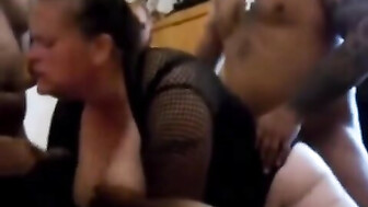 BBW Grandma loves it rough with plenty of cocks