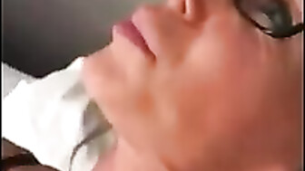 Wife in black stockings and BBC