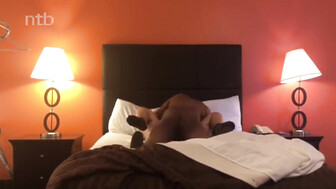 Pregnant cuckold white wife gets her bald pussy creamed by bbc