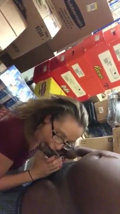 Coworkers at Family Dollar Store Stockroom Fucking