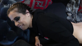 Sexy white teen gets all juices while sucking and fucking that bbc