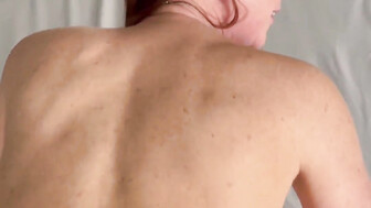 Beautiful redhead entertains her BBC