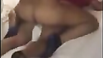 Hubby can't hold hi sperm while watching his wife was fucked by two strangers (Long V