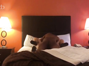 Preggy BBC whore and her lover