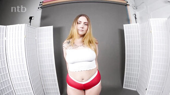 Chubby white teen takes that thick and long black dong bareback