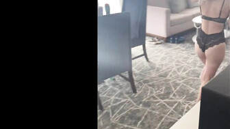 Cuckold white wife's whole day sex adventure with endowed black stud