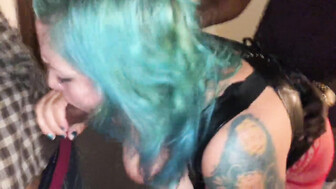 Hot slut Fucked by 2 BBC and Covered in Cum