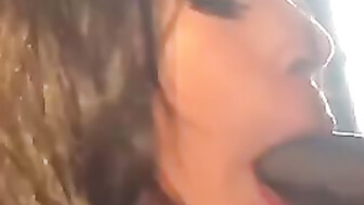 Pretty latina sucking bbc