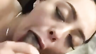 Young slut swallows bbc