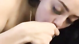 Young slut swallows bbc