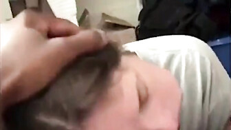 Lovely slut eating bbc