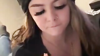 Someone’s little princess being a BBC slut