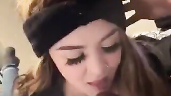 Someone’s little princess being a BBC slut