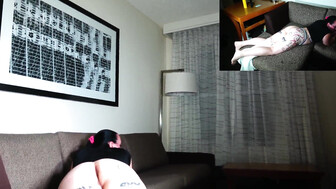 Pale skinned white babe gets her ass destroyed by that thick bbc