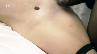 Hubby Sharing His Sexy Hotwife with Her Black Bull